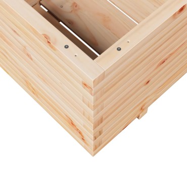 vidaXL Ζαρντινιέρα Κήπου 110x60x49,5 εκ από Μασίφ Ξύλο Πεύκου