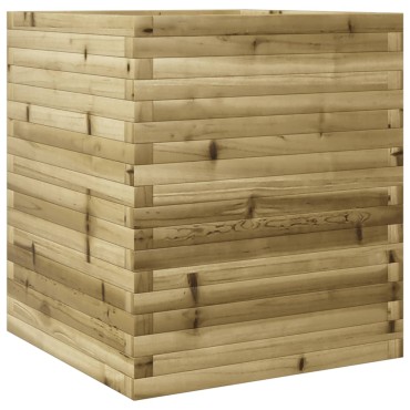 vidaXL Ζαρντινιέρα Κήπου 60x60x68,5 εκ. από Εμποτισμένο Ξύλο Πεύκου