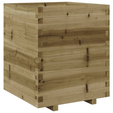 vidaXL Ζαρντινιέρα Κήπου 60x60x72,5 εκ. από Εμποτισμένο Ξύλο Πεύκου