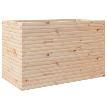 vidaXL Ζαρντινιέρα Κήπου 110x60x68,5 εκ από Μασίφ Ξύλο Πεύκου