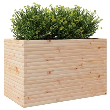 vidaXL Ζαρντινιέρα Κήπου 110x60x68,5 εκ από Μασίφ Ξύλο Πεύκου