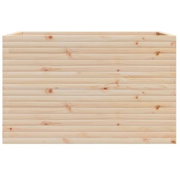 vidaXL Ζαρντινιέρα Κήπου 110x60x68,5 εκ από Μασίφ Ξύλο Πεύκου