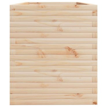 vidaXL Ζαρντινιέρα Κήπου 110x60x68,5 εκ από Μασίφ Ξύλο Πεύκου