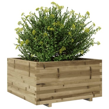 vidaXL Ζαρντινιέρα Κήπου 90x90x49,5 εκ. από Εμποτισμένο Ξύλο Πεύκου