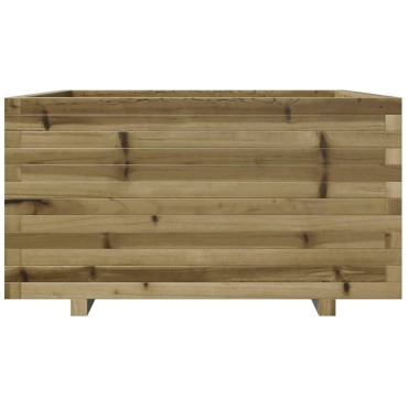 vidaXL Ζαρντινιέρα Κήπου 90x90x49,5 εκ. από Εμποτισμένο Ξύλο Πεύκου