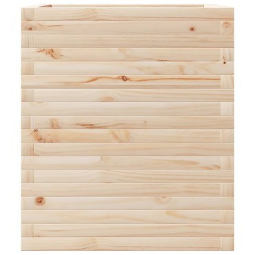 vidaXL Ζαρντινιέρα Κήπου 60x60x68,5 εκ από Μασίφ Ξύλο Πεύκου
