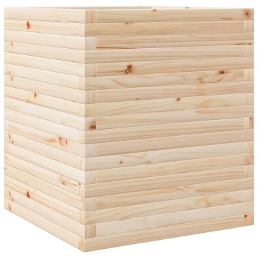 vidaXL Ζαρντινιέρα Κήπου 60x60x68,5 εκ από Μασίφ Ξύλο Πεύκου