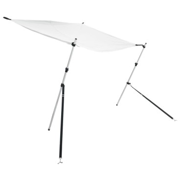 vidaXL Επέκταση Σκιάστρου Σχήμα Τ Λευκό 170x170x(115-183) εκ.