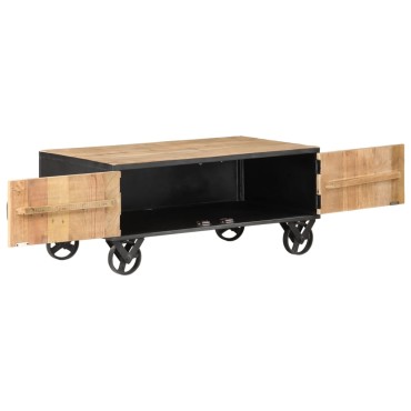 vidaXL Τραπεζάκι Σαλονιού 90x50x39cm Μασίφ Ανακυκλωμένο Ξύλο 1 τεμ.