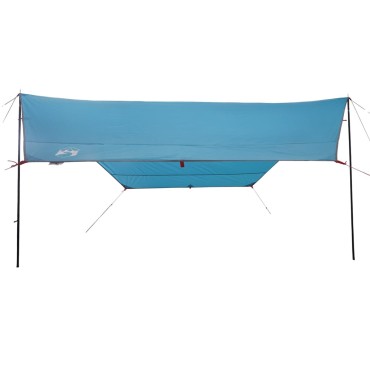vidaXL Μουσαμάς Κάμπινγκ Αδιάβροχος Μπλε 430x380x210 εκ.