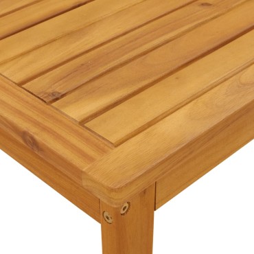 vidaXL Τραπέζι Κήπου 100x60x30cm από Μασίφ Ξύλο Ακακίας