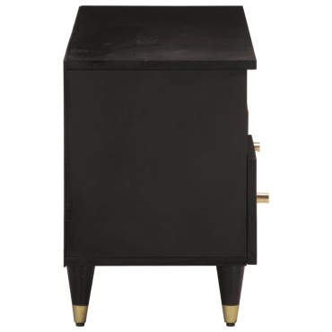 vidaXL Έπιπλο Τηλεόρασης 100x33x46cm από Μασίφ Ξύλο Μάνγκο