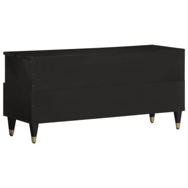 vidaXL Έπιπλο Τηλεόρασης 100x33x46cm από Μασίφ Ξύλο Μάνγκο