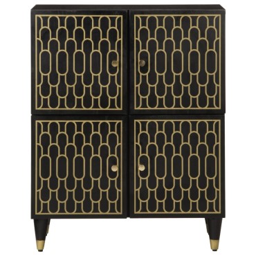 vidaXL Βοηθητικό Ντουλάπι 60x33x75cm από Μασίφ Ξύλο Μάνγκο 1 τεμ.