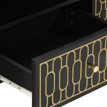 vidaXL Έπιπλο Τηλεόρασης 105x33x46cm από Μασίφ Ξύλο Μάνγκο