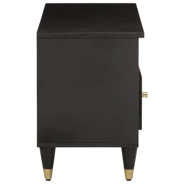 vidaXL Έπιπλο Τηλεόρασης 100x33x46cm από Μασίφ Ξύλο Μάνγκο