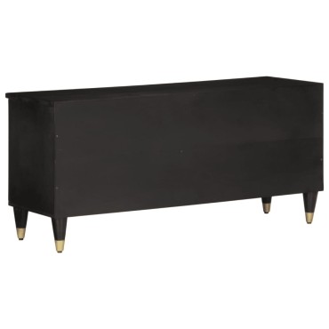 vidaXL Έπιπλο Τηλεόρασης 100x33x46cm από Μασίφ Ξύλο Μάνγκο