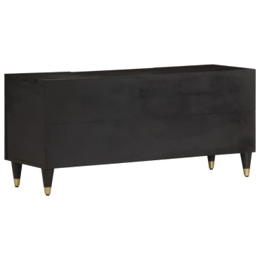 vidaXL Έπιπλο Τηλεόρασης 105x33x46cm από Μασίφ Ξύλο Μάνγκο