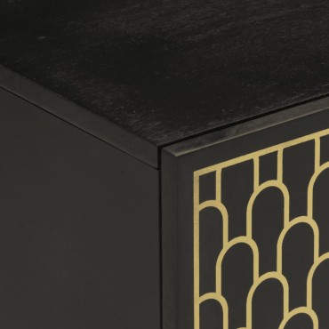 vidaXL Έπιπλο Τηλεόρασης 105x33x46cm από Μασίφ Ξύλο Μάνγκο