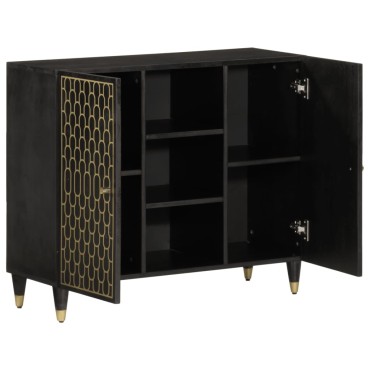 vidaXL Βοηθητικό Ντουλάπι 90x33x75cm από Μασίφ Ξύλο Μάνγκο 1 τεμ.