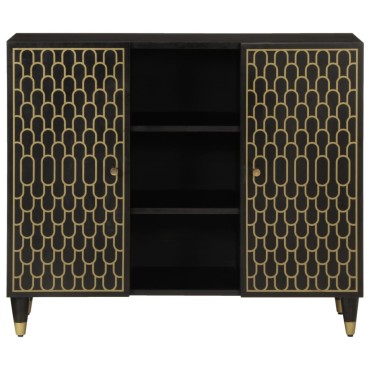 vidaXL Βοηθητικό Ντουλάπι 90x33x75cm από Μασίφ Ξύλο Μάνγκο 1 τεμ.