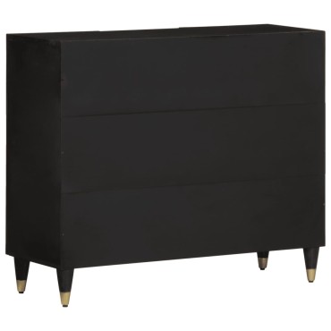 vidaXL Βοηθητικό Ντουλάπι 90x33x75cm από Μασίφ Ξύλο Μάνγκο 1 τεμ.