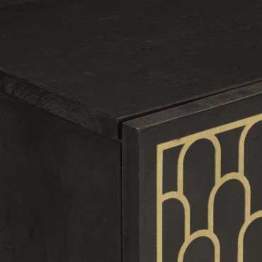 vidaXL Βοηθητικό Ντουλάπι 90x33x75cm από Μασίφ Ξύλο Μάνγκο 1 τεμ.