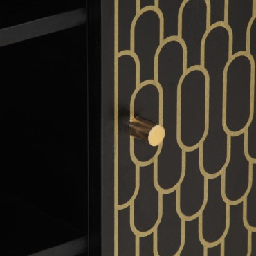 vidaXL Βοηθητικό Ντουλάπι 90x33x75cm από Μασίφ Ξύλο Μάνγκο 1 τεμ.