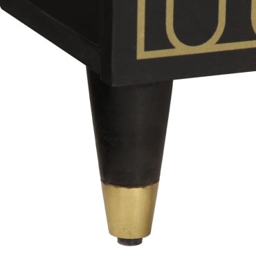 vidaXL Βοηθητικό Ντουλάπι 90x33x75cm από Μασίφ Ξύλο Μάνγκο 1 τεμ.