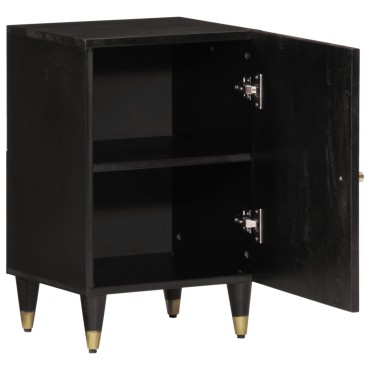 vidaXL Ντουλάπι Μπάνιου 38x33x58cm από Μασίφ Ξύλο Μάνγκο 1 τεμ.