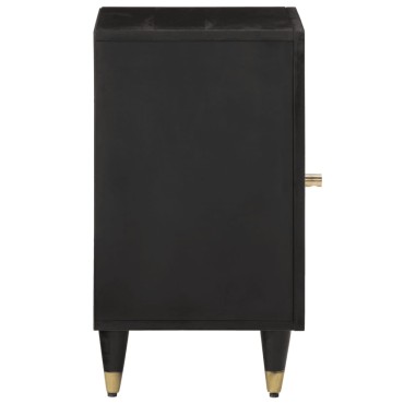 vidaXL Ντουλάπι Μπάνιου 38x33x58cm από Μασίφ Ξύλο Μάνγκο 1 τεμ.