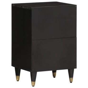 vidaXL Ντουλάπι Μπάνιου 38x33x58cm από Μασίφ Ξύλο Μάνγκο 1 τεμ.