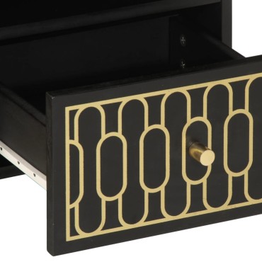 vidaXL Έπιπλο Τηλεόρασης 70x33x46cm από Μασίφ Ξύλο Μάνγκο