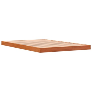 vidaXL Πλαίσιο Κρεβατιού Καφέ Κεριού 120x190 εκ. από Μασίφ Ξύλο Πεύκου