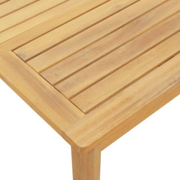 vidaXL Τραπέζι Κήπου 100x60x30cm από Μασίφ Ξύλο Ακακίας
