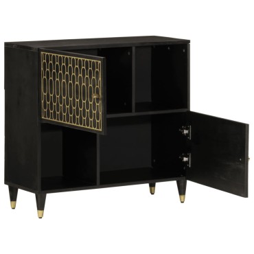 vidaXL Βοηθητικό Ντουλάπι 80x33x75cm από Μασίφ Ξύλο Μάνγκο 1 τεμ.