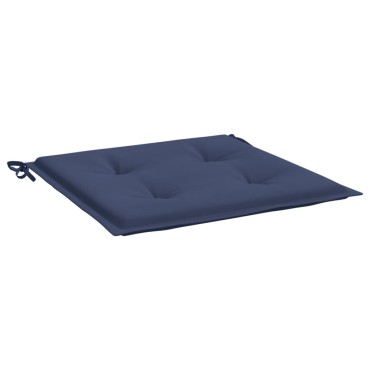 vidaXL Μαξιλάρια Παλέτας 2 τεμ. Ναυτικό Μπλε 40x40x4cm Ύφασμα Oxford