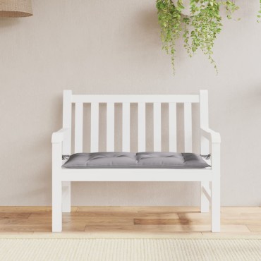 vidaXL Μαξιλάρι Πάγκου Κήπου Γκρι 100x50x7cm Ύφασμα Oxford