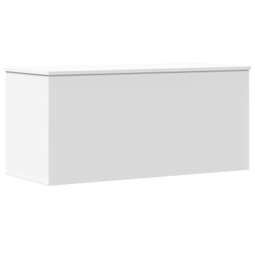 vidaXL Κουτί Αποθήκευσης Λευκό 100x42x46cm Επεξεργασμένο Ξύλο 1 τεμ.