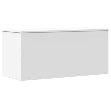 vidaXL Κουτί Αποθήκευσης Λευκό 100x42x46cm Επεξεργασμένο Ξύλο 1 τεμ.