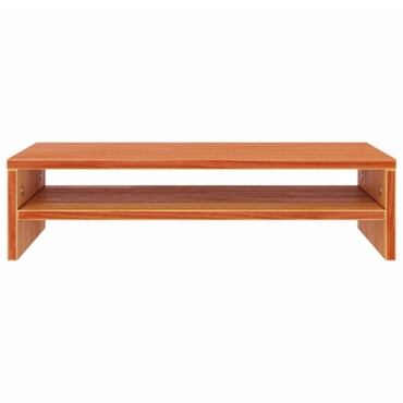 vidaXL Βάση Οθόνης Καφέ Κεριού 50x24x13cm από Μασίφ Ξύλο Πεύκου