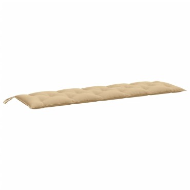 vidaXL Μαξιλάρι Πάγκου Κήπου Μπεζ Μελανζέ 180x50x7cm Ύφασμα