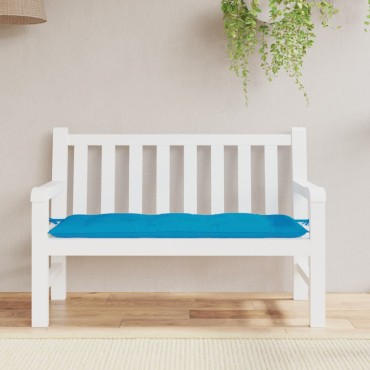 vidaXL Μαξιλάρι Πάγκου Κήπου Γαλάζιο 120x50x7cm Ύφασμα Oxford