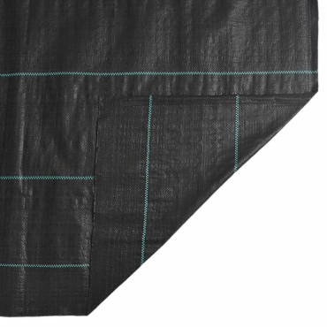 vidaXL Μεμβράνη Εδαφοκάλυψης Μαύρη 2x150 μ. από Πολυπροπυλένιο