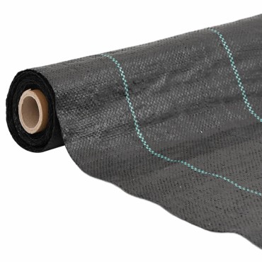 vidaXL Μεμβράνη Εδαφοκάλυψης Μαύρη 2x50 μ. από Πολυπροπυλένιο