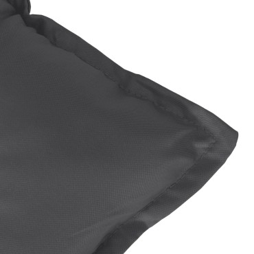 vidaXL Μαξιλάρι Πάγκου Κήπου Ανθρακί Μελανζέ 100x50x7cm Ύφασμα