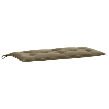 vidaXL Μαξιλάρι Πάγκου Κήπου Taupe Μελανζέ 100x50x7cm Ύφασμα