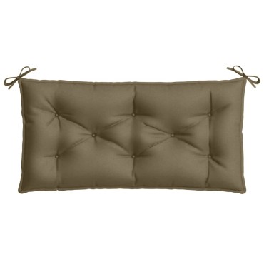 vidaXL Μαξιλάρι Πάγκου Κήπου Taupe Μελανζέ 100x50x7cm Ύφασμα