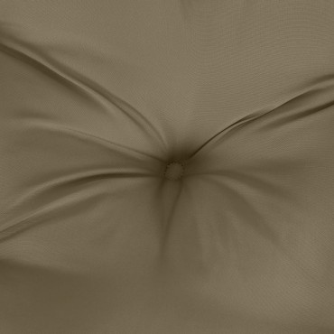 vidaXL Μαξιλάρια Καρέκλας Κήπου Πλάτη 4τεμ Taupe 120x50x7cm Ύφασμα