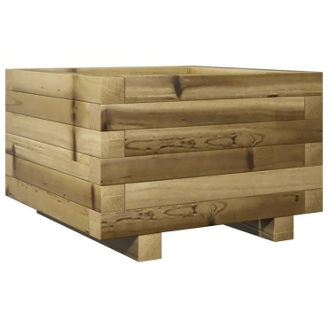 vidaXL Ζαρντινιέρα Κήπου 40x40x26,5 εκ. από Εμποτισμένο Ξύλο Πεύκου
